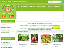 Tablet Screenshot of caygiongdakfarm.vn